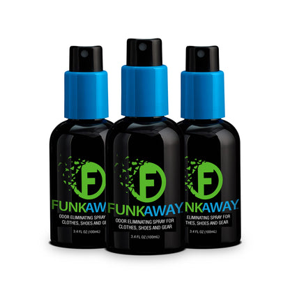 FunkAway Aerosol Spray, 8 oz., Extreme Odor Eliminator Spray, Ideal for Shoe Smells, Pet Odors and Bulky Stuff that Won't Fit in the Wash; Attacks Musty Odors at the Source