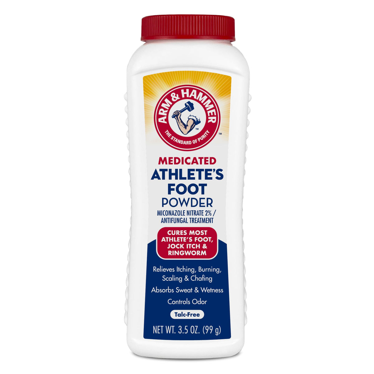 Arm & Hammer Medicated Athlete's Foot Powder, Antifungal Treatment, 3.5 oz