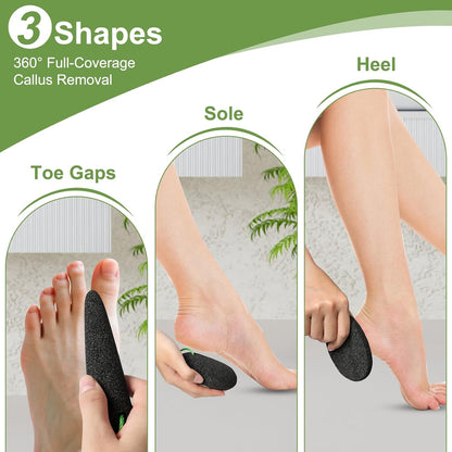 Pumice Stone for Feet, 3 Pack Natural Earth Lava Foot Callus Remover