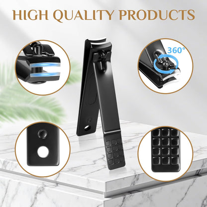MINKINH Nail Clippers Set Manicure Pedicure Kit, 26-Piece Stainless Steel