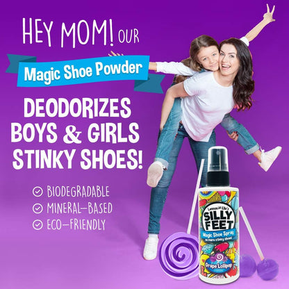 Foot and Shoe Deodorizer Spray, Extra-Strength Odor Eliminator for Smelly