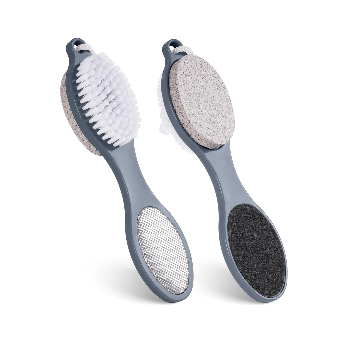 3 Pcs 4-in-1 Foot Scrubber Brush for Feet & Shower