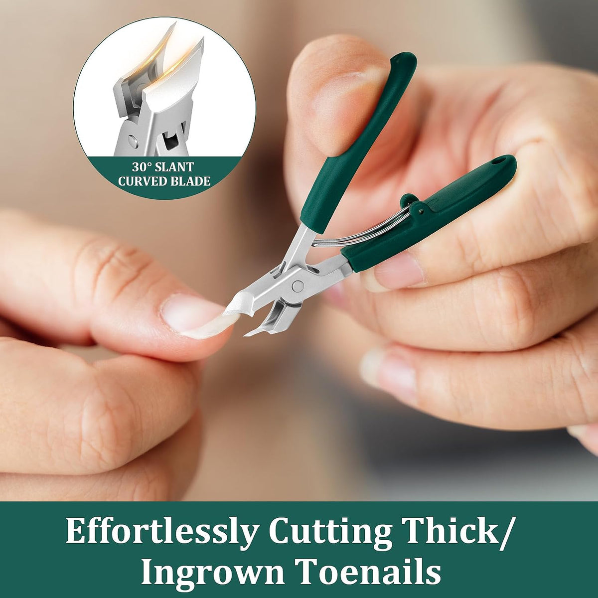 Eagle Beak Beveled Nail Clippers, for Ingrown Toenails and Thick Nails