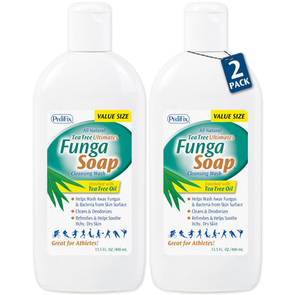 Pedifix FungaSoap Tea Tree Oil Foot & Body Wash, 13.5 fl oz