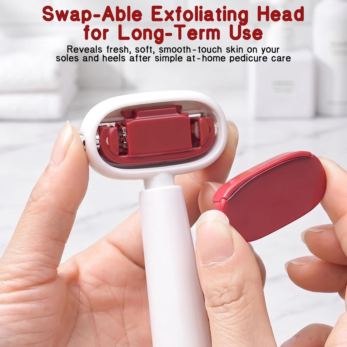2-Sided Foot File & Callus Rasp, Steel Scraper for Dead Skin, Home Pedicure