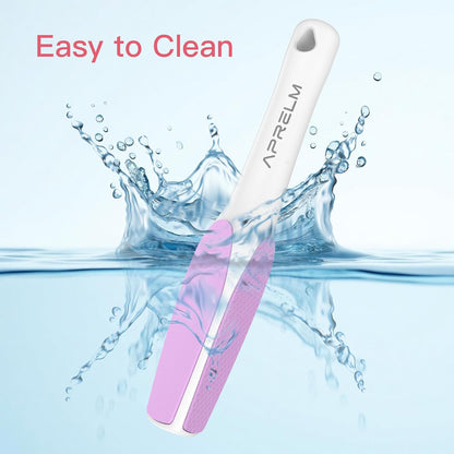 APRELM 3-Sided Nano Glass Foot File, 3-in-1 Coarse/Medium/Fine Foot Callus Remover, Professional Callus Remover for Feet Hard Skin Smooth Polishing (Pink)