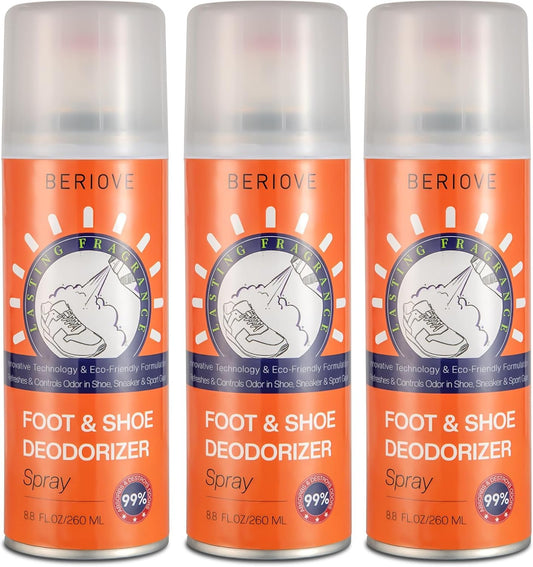 Long-Lasting Shoe Deodorizer Spray : Foot Odor Eliminator