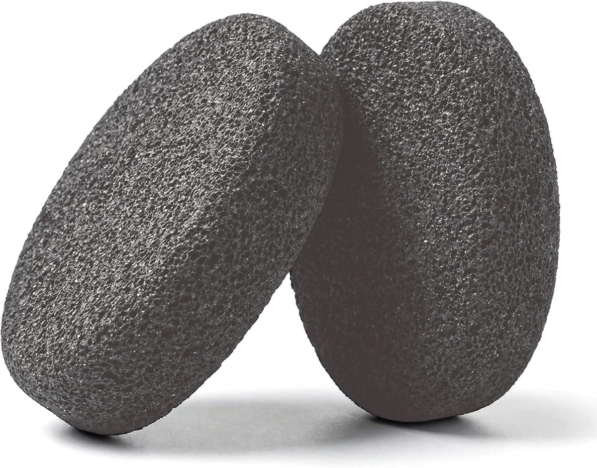 JINTONE Foot Pumice Stone Black & White 2-Pack