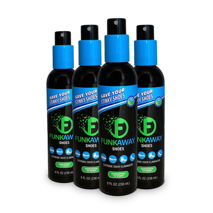 FunkAway Aerosol Spray, 8 oz., Extreme Odor Eliminator Spray, Ideal for Shoe Smells, Pet Odors and Bulky Stuff that Won't Fit in the Wash; Attacks Musty Odors at the Source