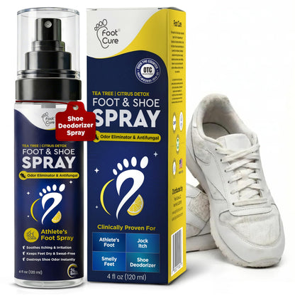 Shoe Deodorizer, Foot Odor Spray, Tea Tree | Mint Odor Eliminator - 120ml