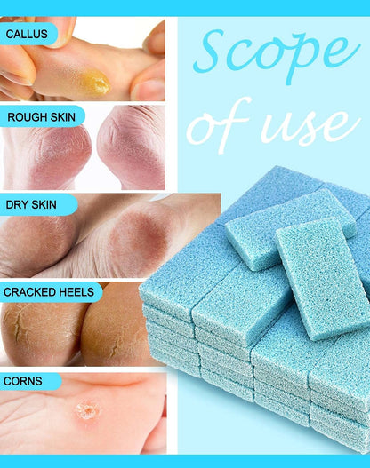 Maryton Disposable Foot Scrubber Pedicure Pumice Stone for Feet, 40PCS