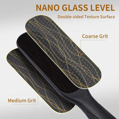 Nano Glass Foot File, Double-Sided Foot Callus Remover for Cracked Heels