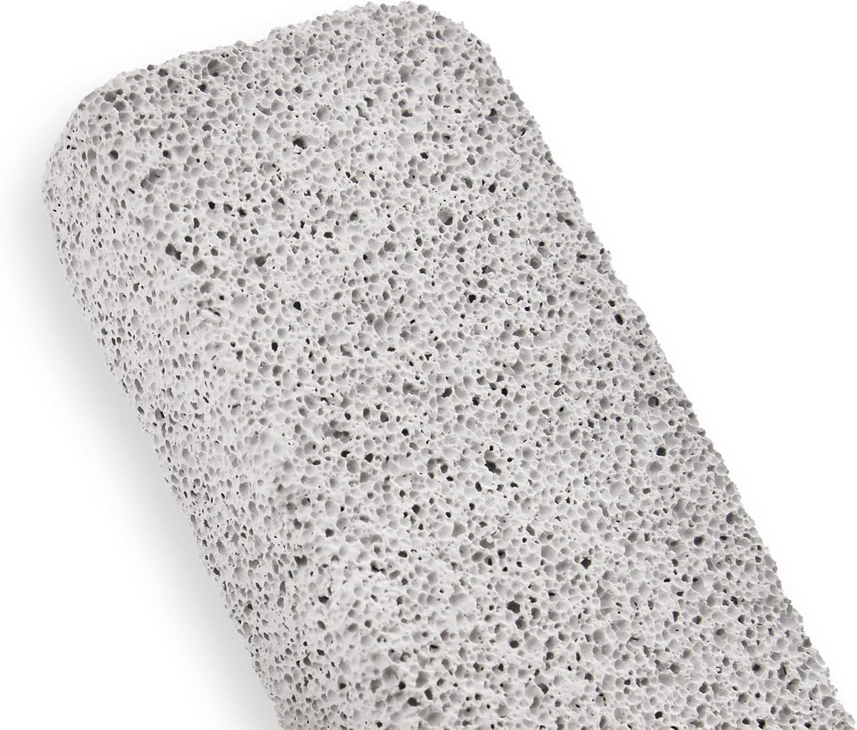 Amazon Basics Dead Skin Remover Smoothing Stone, Foot Exfoliator for Calluses and Cracked Heels, Grey, 3-Pack