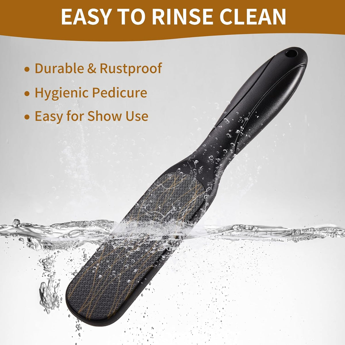 Nano Glass Foot File, Double-Sided Foot Callus Remover for Cracked Heels
