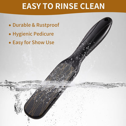 Nano Glass Foot File, Double-Sided Foot Callus Remover for Cracked Heels