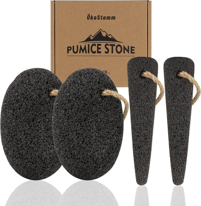 4 PCS Natural Volcanic Pumice Stone for Feet to Remove Dead Skin