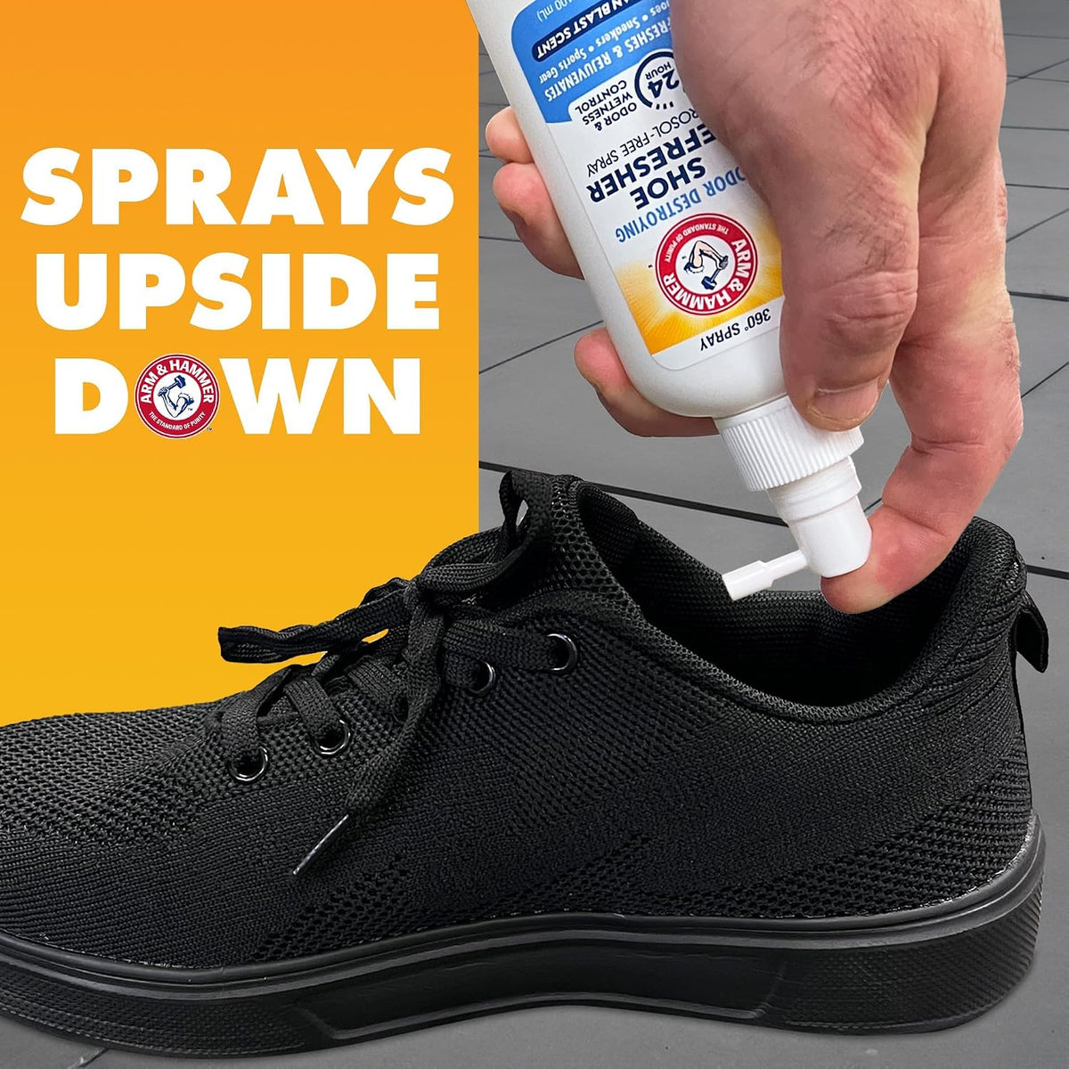 Arm & Hammer Shoe Refresher & Deodorizer Spray, Ocean Blast, 3.4 oz