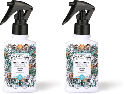 Sole-Pourri Shoe Deodorizer + Foot Spray Odor Freshener, 10 Ml