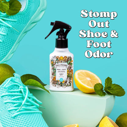 Sole-Pourri Shoe Deodorizer + Foot Spray Odor Freshener, 10 Ml