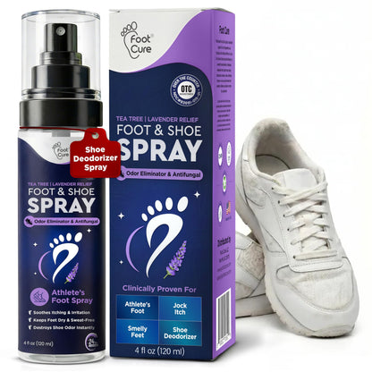Shoe Deodorizer, Foot Odor Spray, Tea Tree | Mint Odor Eliminator - 120ml