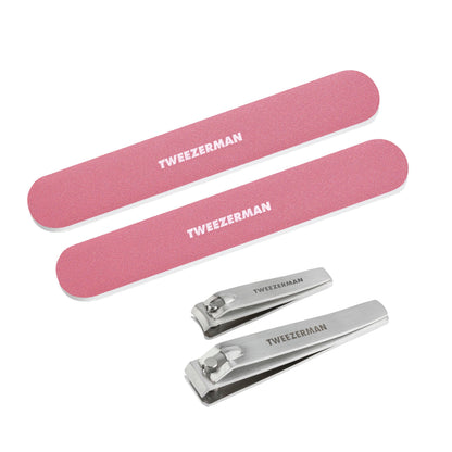Tweezerman Combo Clipper Set Black/Stainless Steel