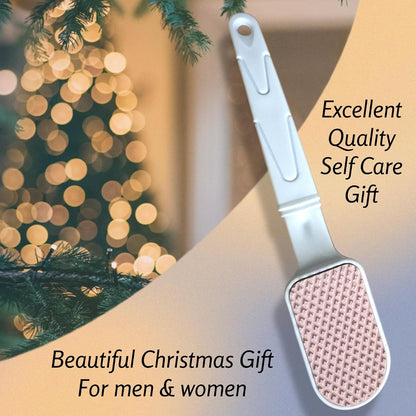 Double-Sided Pumice Stone & Foot File Rasp Heels Scraper Scrubber Cracked Feet Instant Exfoliator Buffer Dead Hard Skin Callus Remover – Elbows Hand Feet Pedicure Tool Corn Softener Sole Smoother