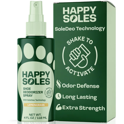 Shoe Deodorizer Spray for Gym Gear & Smelly Shoes Caused by Stinky Feet - Strong Odor Fighter for Sneakers, Boots, and Sandals - Fresh Smell, Refreshing Shoe Spritz 4oz (Eucalyptus Mint)