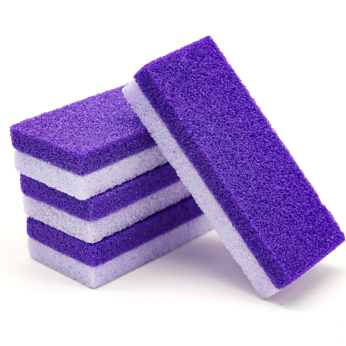 Foot Pumice Stone 2 Pack Pedicure Stone for Feet (Purple)