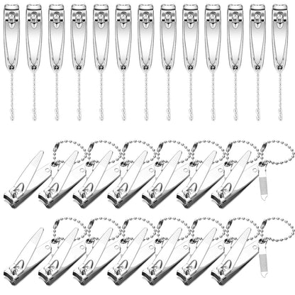 Mudder 28 Pcs Fingernail Nail Clippers Set Bulk, Simple Style