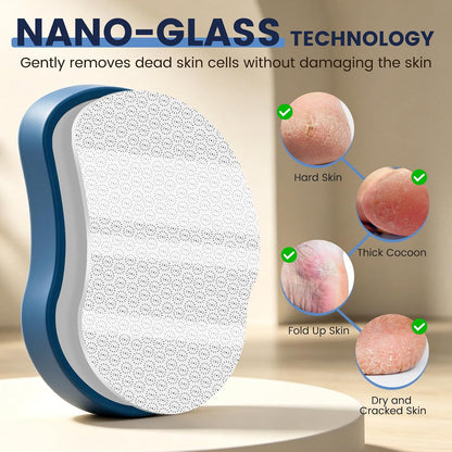 BEZOX Glass Foot Scrubber
