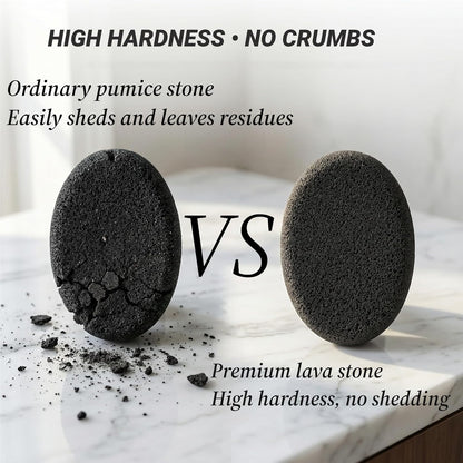 JINTONE Foot Pumice Stone Black & White 2-Pack