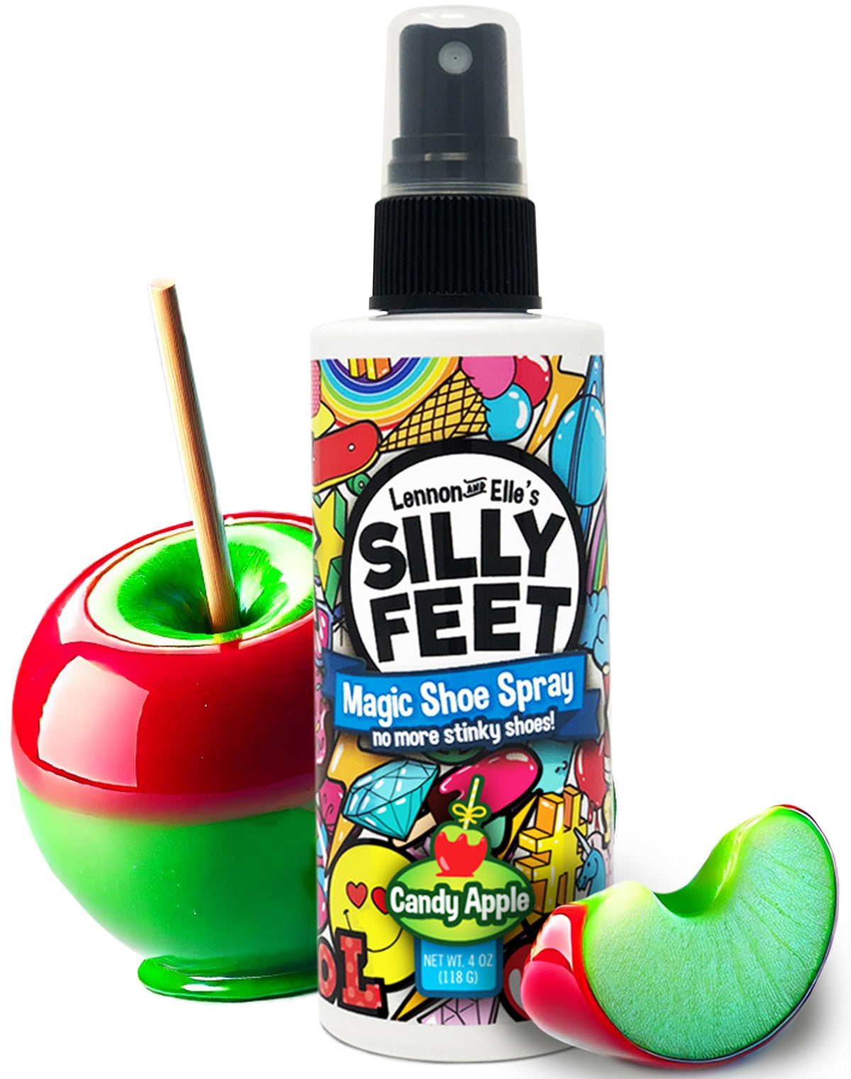 Foot and Shoe Deodorizer Spray, Extra-Strength Odor Eliminator for Smelly