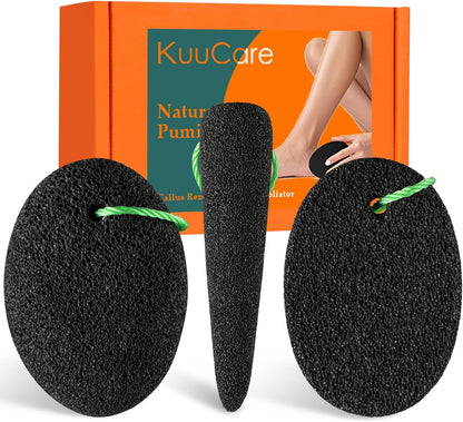 Pumice Stone for Feet, 3 Pack Natural Earth Lava Foot Callus Remover