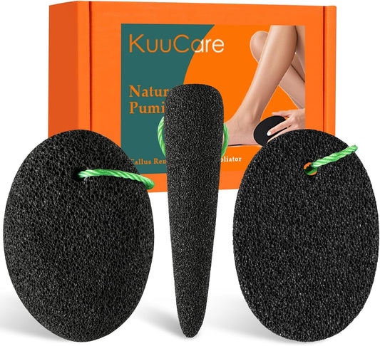 Pumice Stone for Feet, 3 Pack Natural Earth Lava Foot Callus Remover