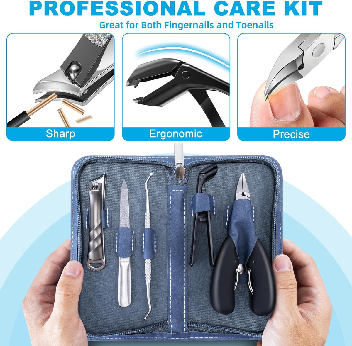 2026 Toenail Clippers for Thick Toenails for Seniors Angled Head