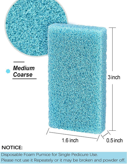 Maryton Disposable Foot Scrubber Pedicure Pumice Stone for Feet, 40PCS