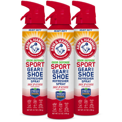 Arm & Hammer Odor Defense Sport Gear & Shoe Refresher Spray, 6.7 oz