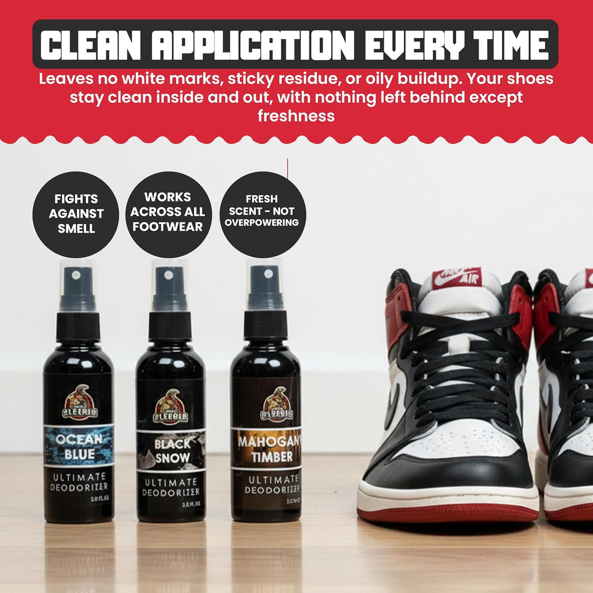 Combat Cleaner Shoe Deodorizer Spray, Disinfectant Foot Odor Eliminator