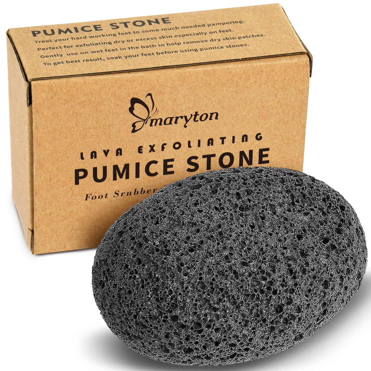 Maryton Foot Pumice Stone for Feet Hard Skin Callus Remover and Scrubber (Pack of 4) (Blue)