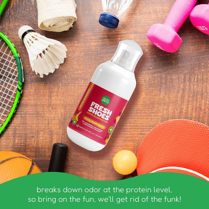 Fresh Monster Kids Deodorizing Shoe Spray, Fruity Fresh, 4 oz
