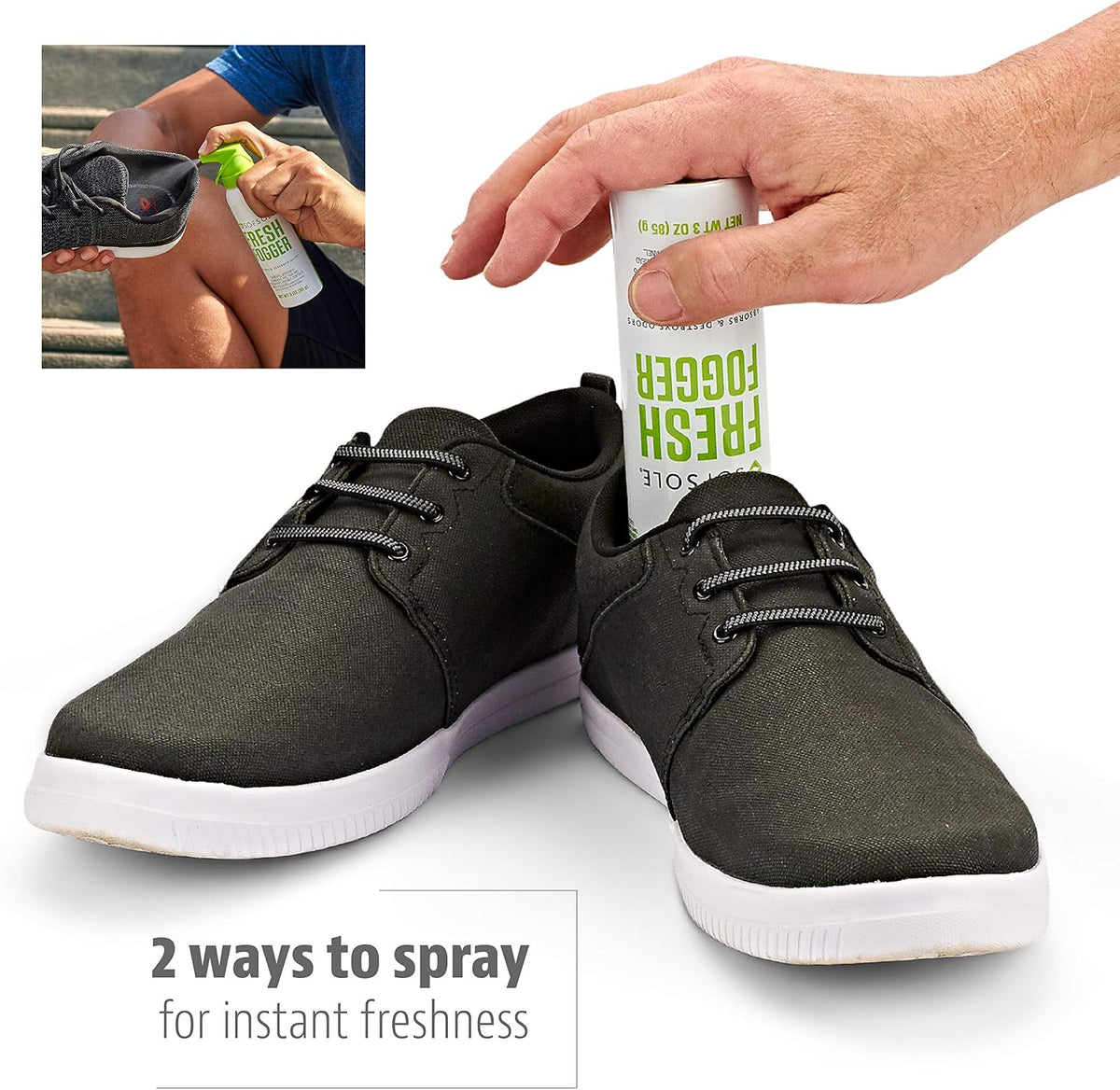 Sof Sole Fresh Fogger Shoe, Gym Bag, and Locker Deodorizer Spray